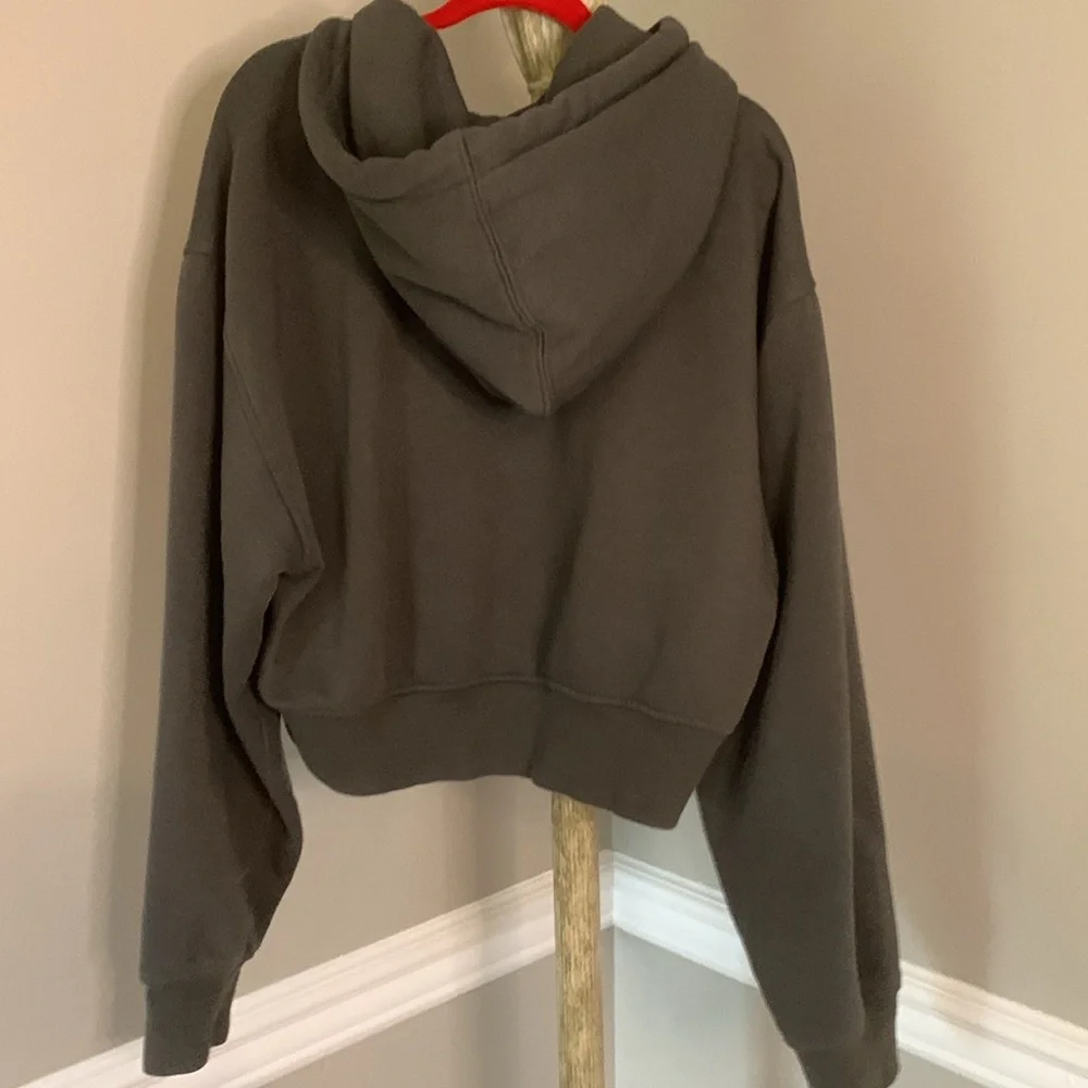 ZARA‎ dark green hoodie
